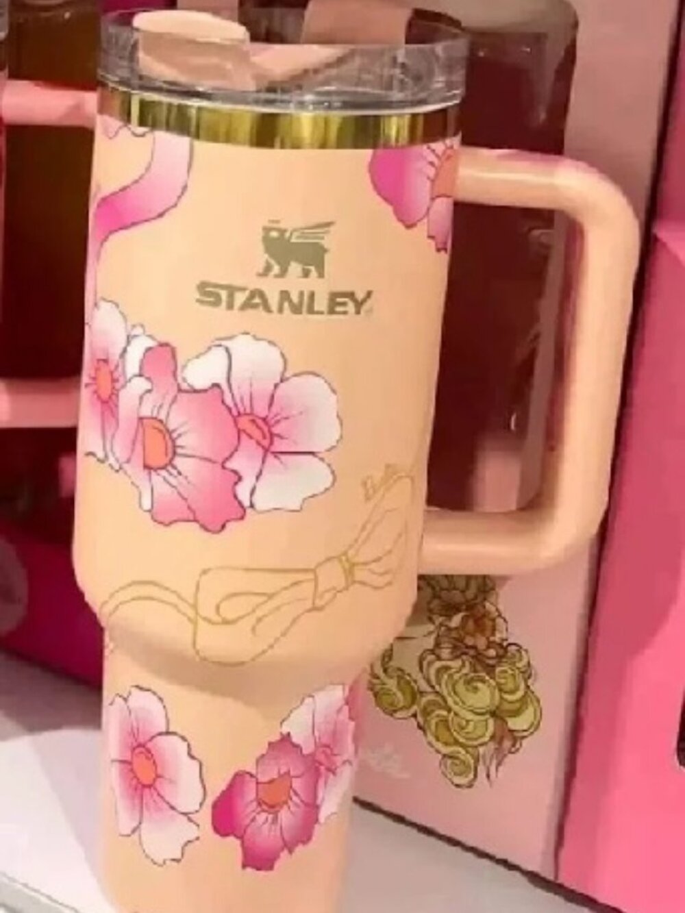 Barbie X Stanley Just Peachy 40oz Peaches 'n Cream Tumbler